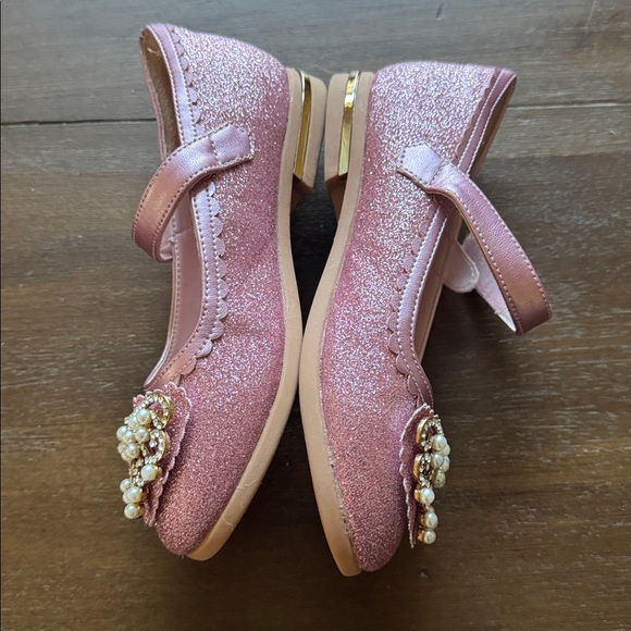 Sz EU29 (approx 13/1) Disney Princess Sofia the first glitter pearl crown shoes - Picture 6 of 11